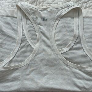 lululemon athletica White Swiftly Tank Size 6